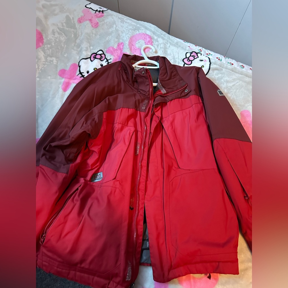 Women’s red Helly Henson winter jacket size medium